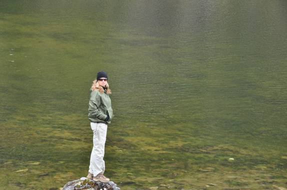 Lagoa a 4 miil metros de altitude, na região dos Andes venezuelanos, perto de Mérida